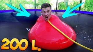 Was passier wenn man in ein 200l Ballon Reinklettert ???