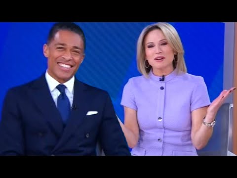 Play this video T.J. Holmes and Amy Robach Wonвt Be Disciplined for Workplace Romance Source