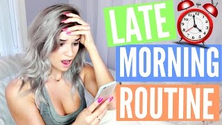 RUNNING LATE Routine! QUICK Makeup, Hair & Outfit RUNNING LATE Routine! QUICK Makeup, Hair & Outfit