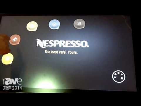 ISE 2014: UNEDGED Demos Nespresso App on ARENA Multitouch with Dedicated Back Office