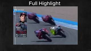 EPIC BATTLE !!! MAIN RACE JEREZ 2024 MotoGP Spanish Highlight Compilation