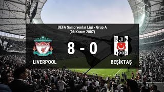 Liverpool 8 - 0 Beşiktaş Uefa Champions League 2008 HD
