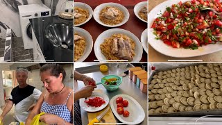 Bugün Resmen Döktürdümmantı Pilav Tavuk Salata Kahvaltıevdede Gece Temi̇zli̇ği̇günlük Vlog