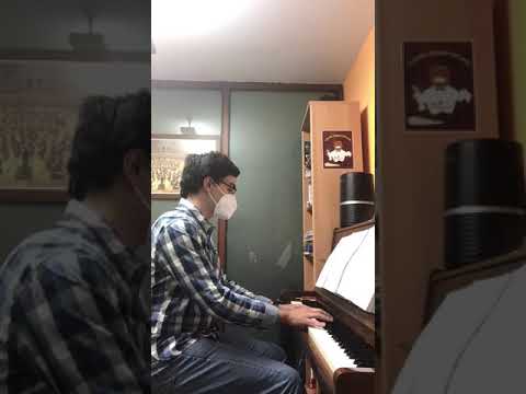 Tocando el Canon de Pachelbel.