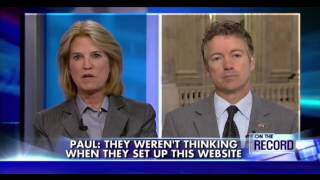 Rand Paul: Young Healthy People Aren't Going to Buy ObamaCare
