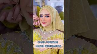 Cara Pasang Hijab Pengantin Ala Nadyaauliazulfa