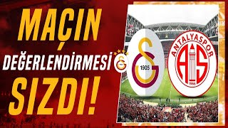 Galatasaray - Antalyaspor Maçının Hakem Değerlendirmesi Sızdı!