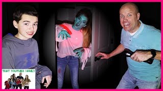 Don't Choose The Wrong Door Zombie Base Survival In The Dark! / That YouTub3 Family I Family Channel