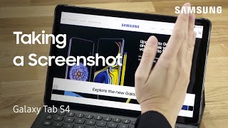 How to take a screenshot on your Galaxy Tab S4 | Samsung US