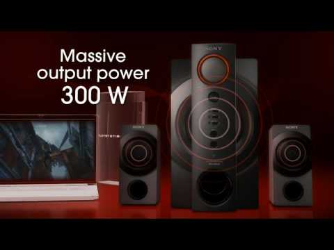 Sony Srs-db500 300w 2 1ch Pc Speakers