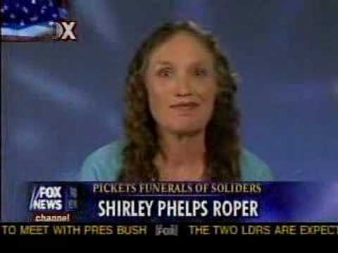 fred phelps family. Fred Phelps supporter on