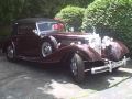 Mercedes Benz 500K Being Unloaded From a Trailer