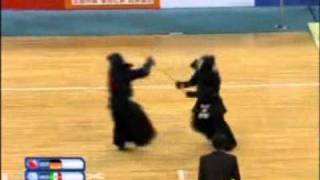 100904Kendo World East Vs West Team, Yonsho, Lehmann Ger Vs. Maya Martinez Mex