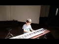 Ellis (7) plays pieces from Fearless Fortissimo 2 at Spring Recital 2014