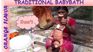 New Born Baby Bath Traditional Baby Bath Namathu Parambariyam