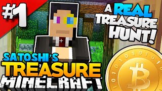 Minecraft | A TREASURE HUNT FOR REAL MONEY! - Satoshi's Treasure 1 w/ TrueMU