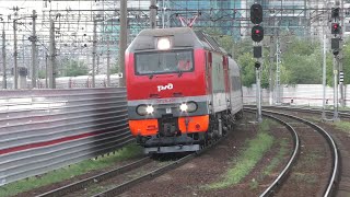 Электровоз Эп2К-401 С Поездом № 015 Москва - Волгоград
