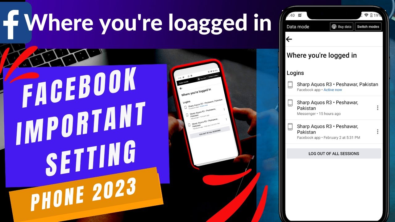 Check where you are logged in | Remove Facebook account Check where you are logged in | Remove Facebook account