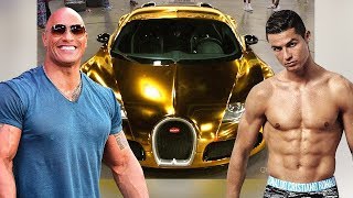 Amazing Christiano Ronaldo Cars Vs The Rock Cars - Who Has The Best Cars