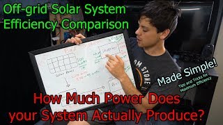 Off-grid Solar Power System Comparison: Common Efficiency Losses and Bottlenecks!