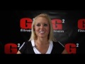 Natalie Gulbis with G2 Fitness Golf Stretch Mats