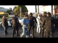 ENEFRENTAMIENTO POLICIAS MUNICIPALES VS MANIFESTANTES EN CD JUAREZ