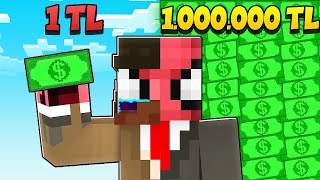 1 Tlyi 1.000.000 Tl Yapmak - Minecraft