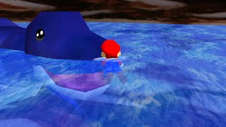 Super Mario 64 Pc Port - Dorrie Eats Mario Brutal Bosses
