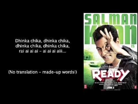 Ready - Dhinka Chika English lyrics translation
