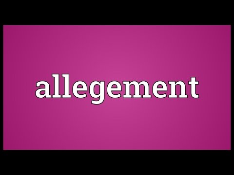 Header of Allegement