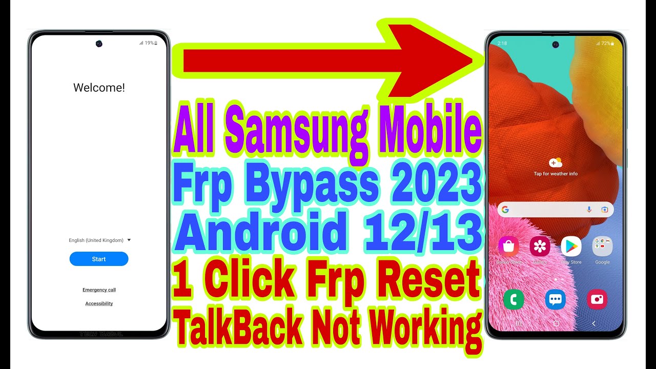 All Samsung Android 13/12 | 1 Click Frp Bypass | New All Samsung Android 13/12 | 1 Click Frp Bypass | New