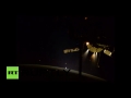 Кадры отстыковки космического грузовика ATV-5 от МКС