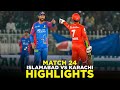 PSL 9 | Full Highlights | Islamabad United vs Karachi Kings | Match 24 | M2A1A