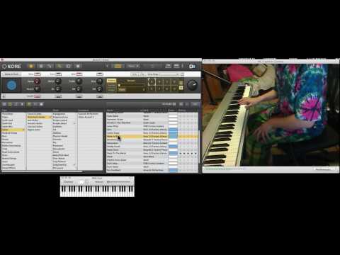 Learn how to shred guitar on piano keyboard