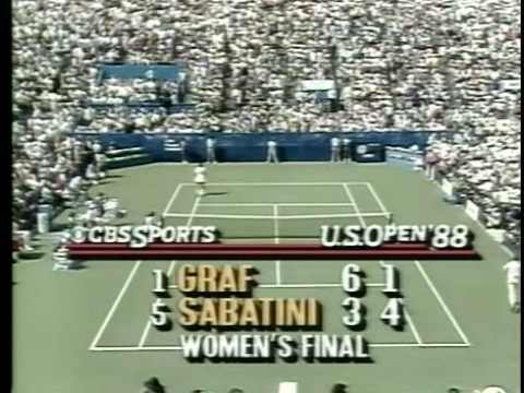 サバティーニ vs グラフ 全米オープン 1988 （2）