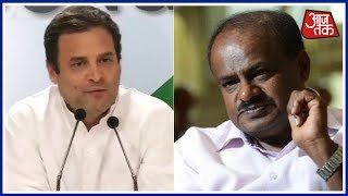 Kumaraswamy To Meet Sonia Gandhi And Rahul Gandhi In Delhi Today | Khabrein Superfast