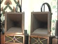 Replica of Western Electric 555 drivers and wood horns by Angel's Western Sound