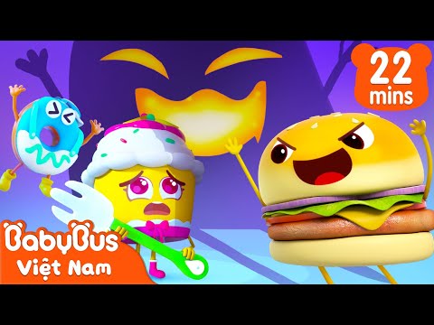 Con quái vật ăn thịt | Cuộc phiêu lưu cảu Hamburger | Hoạt hình thiếu nhi vui nhộn | BabyBus