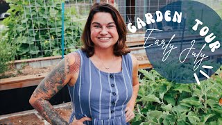 Full Garden Tour Early July 2023