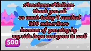 Video You All So Much Today I Reached 500 Subscribers Because Of You-
