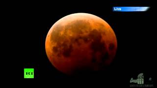Blood (Moon) Eclipse Lunar Total - Blood Moon VIDEO April  15, 2014