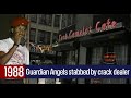 Guardian Angel throws crack dealer through window. NYC 1988