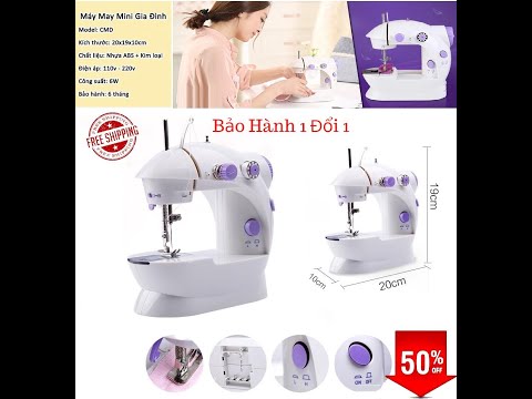 Máy May Đa Năng Có Vắt Sổ Máy May Mini, Tặng Phiếu Bảo Hành 1 Năm. Zalo 0982.055.152