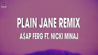 A$AP Ferg - Plain Jane Remix (Lyrics / Lyric ) ft. Nicki Minaj