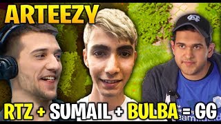 ARTEEZY Playing with SUMAIL and BULBA - Auto GG Dota 2 7.21d