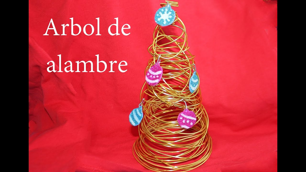 c 243 mo hacer 225 rbol de navidad de alambre youtube c 243 mo hacer 225 rbol de navidad de alambre youtube