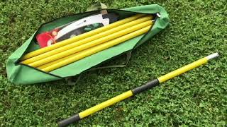 30 Ft Tree Pole Saw From Amazon- Setup -Trial & Review. Branch Trimmer