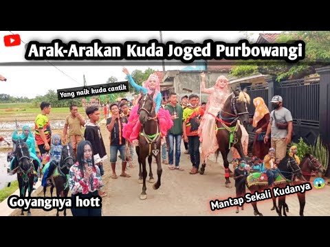 Full,Arak-Arakan Kuda Joged//Desa Purbowangi,,Mantap remenya😱