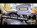 HYUNDAI SONATA RADIO REMOVAL REPLACEMENT 2005 2006 2007 2008 2009 2010
