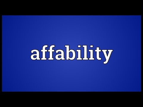 Header of Affability